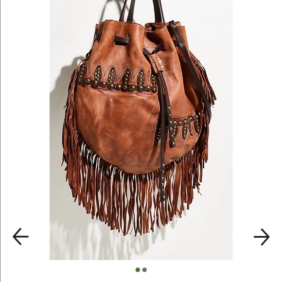 ISO A.S. 98 Harlow Fringe Hobo Bag - Picture 1 of 3